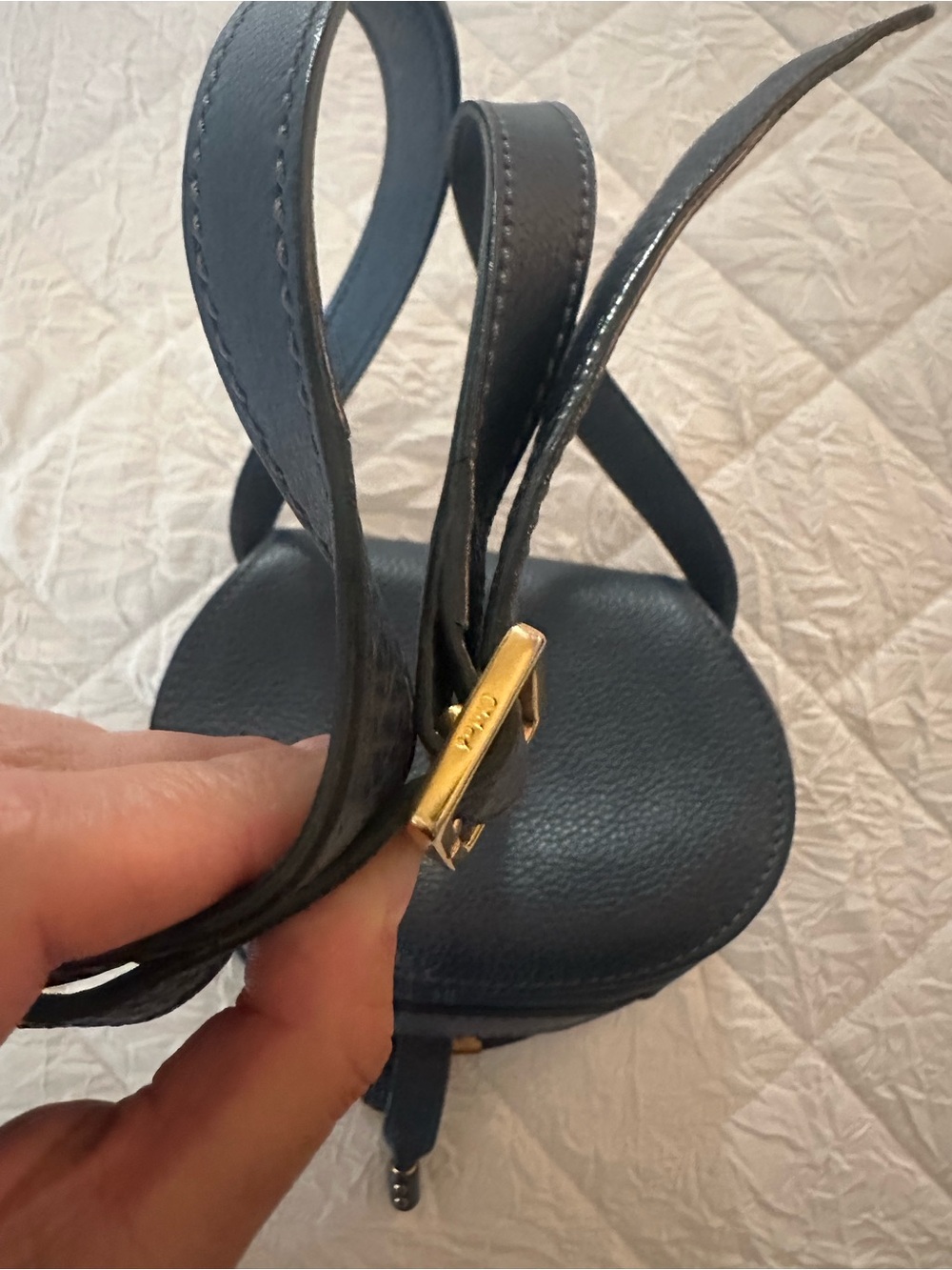 Chloe Mini Marcie Leather Bag - Picture 8 of 12